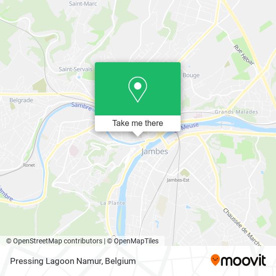 Pressing Lagoon Namur map