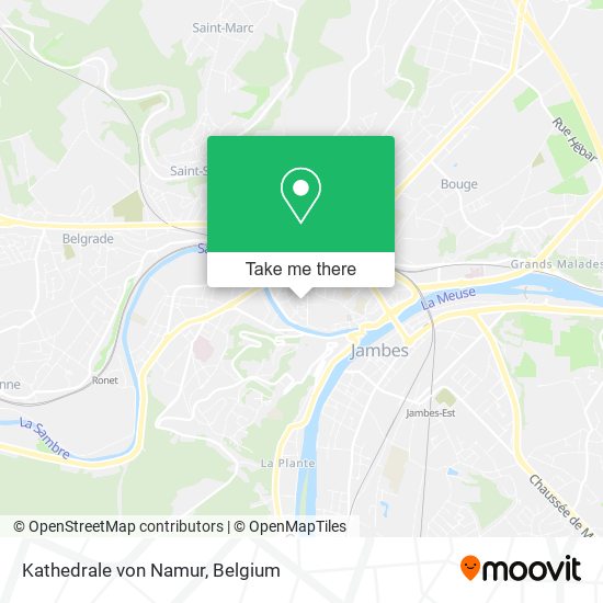 Kathedrale von Namur map