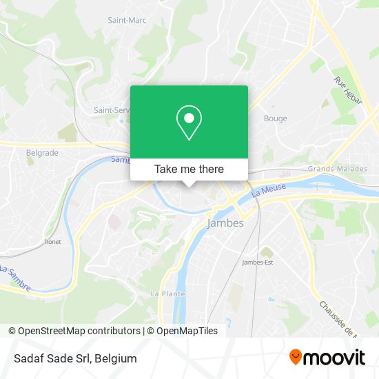 Sadaf Sade Srl map