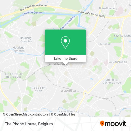 The Phone House map