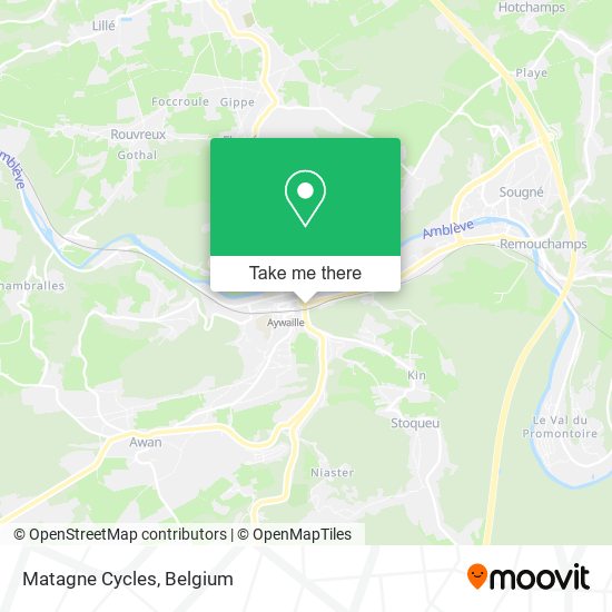 Matagne Cycles map