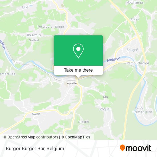 Burgor Burger Bar map