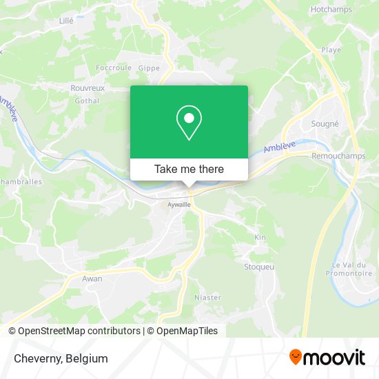 Cheverny map