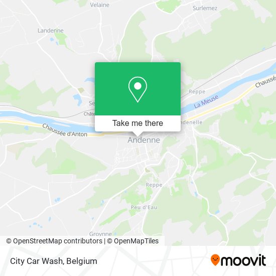 City Car Wash map