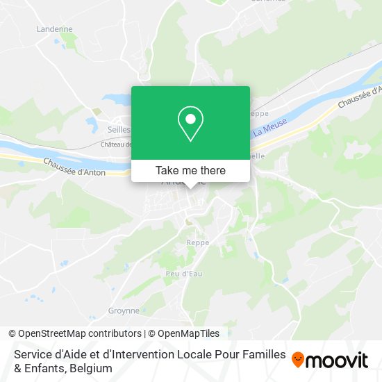 Service d'Aide et d'Intervention Locale Pour Familles & Enfants map