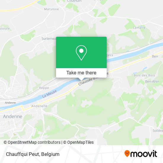 Chauffqui Peut map