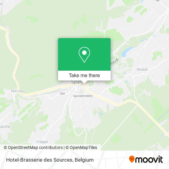 Hotel-Brasserie des Sources map