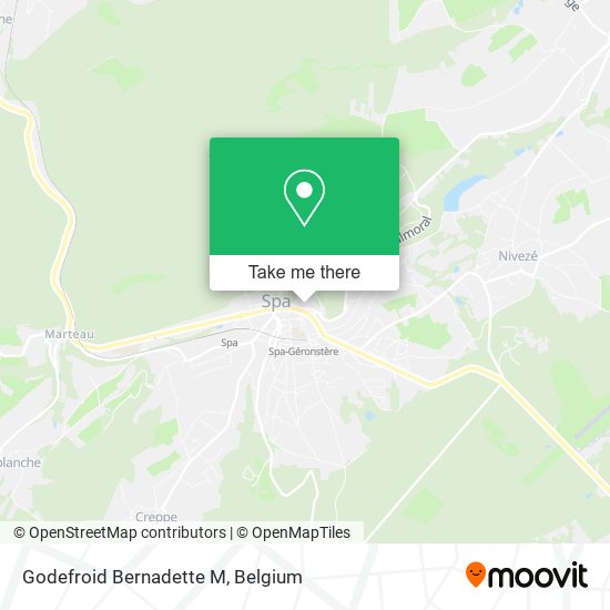 Godefroid Bernadette M map