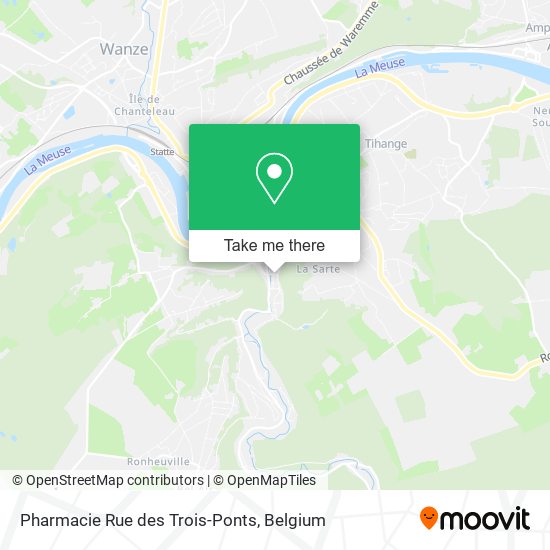 Pharmacie Rue des Trois-Ponts map