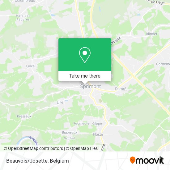 Beauvois/Josette map