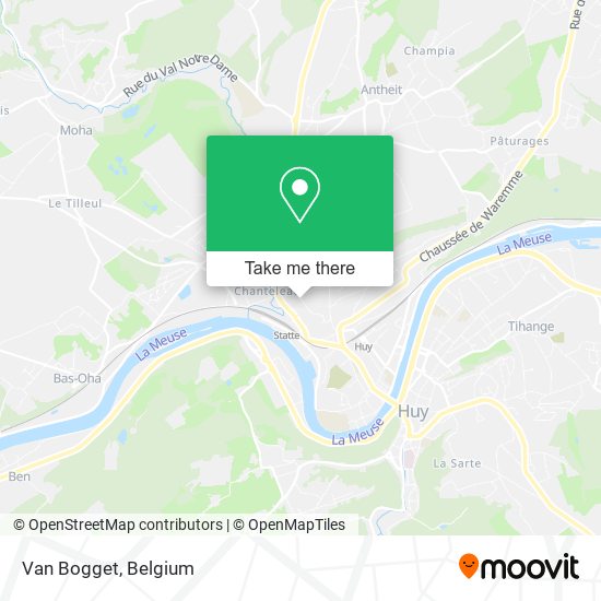 Van Bogget map