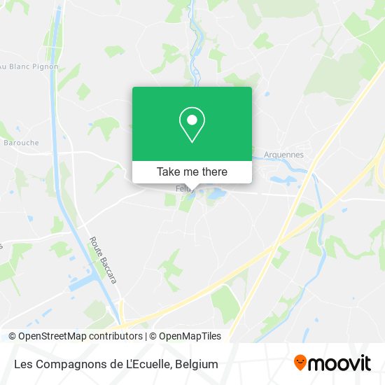 Les Compagnons de L'Ecuelle map