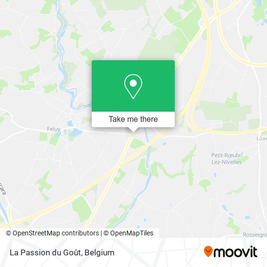 La Passion du Goût map