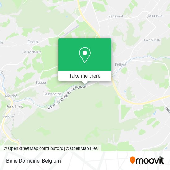 Balie Domaine map