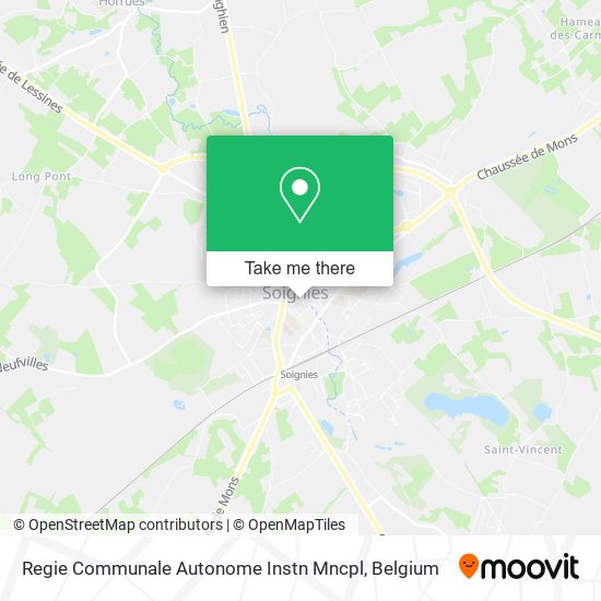 Regie Communale Autonome Instn Mncpl map