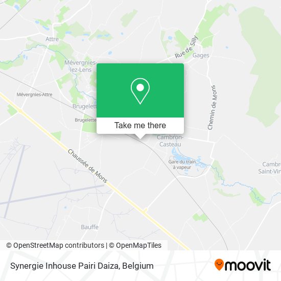 Synergie Inhouse Pairi Daiza map