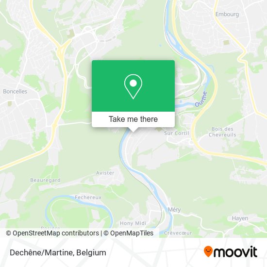Dechêne/Martine map