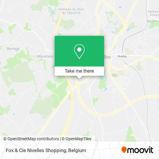 Fox & Cie Nivelles Shopping map