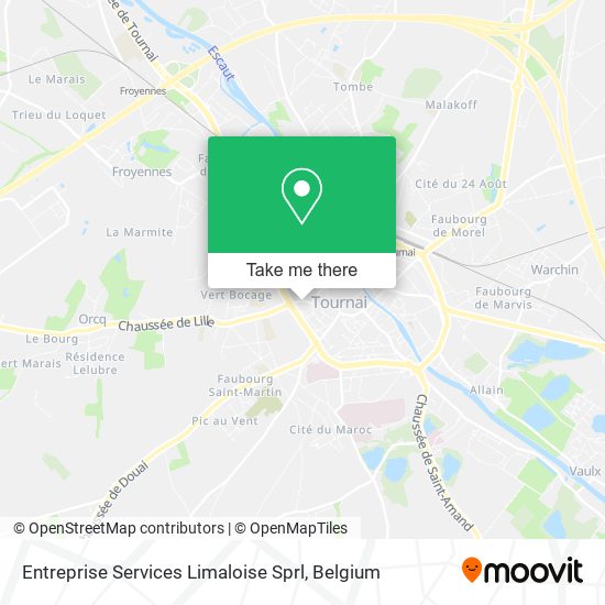 Entreprise Services Limaloise Sprl map