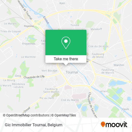 Gic Immobilier Tournai plan
