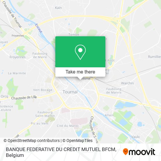 BANQUE FEDERATIVE DU CREDIT MUTUEL BFCM map