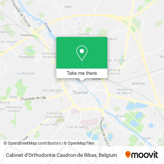 Cabinet d'Orthodontie Caudron-de Ribas map