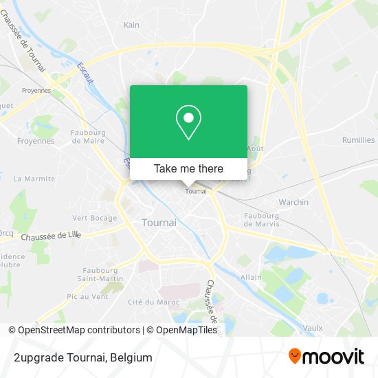 2upgrade Tournai map