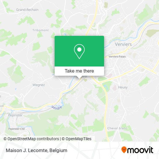 Maison J. Lecomte map