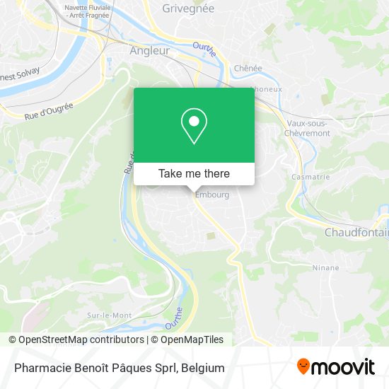 Pharmacie Benoît Pâques Sprl map
