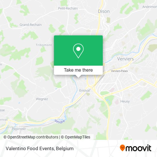 Valentino Food Events map