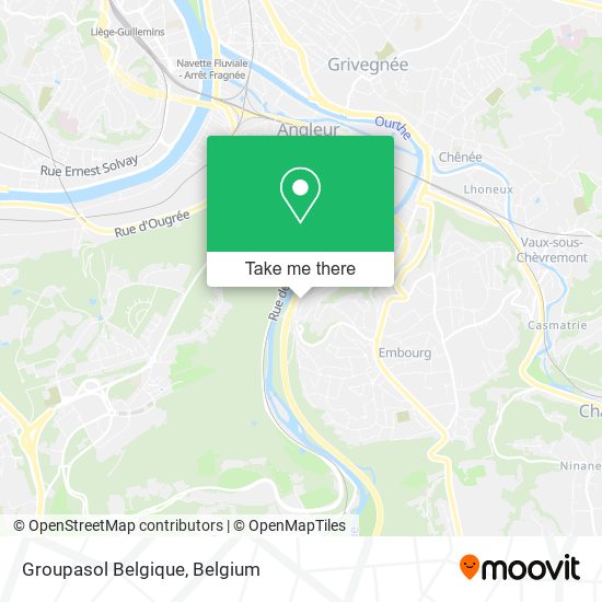 Groupasol Belgique map