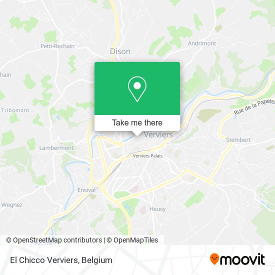 El Chicco Verviers map