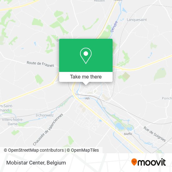 Mobistar Center map