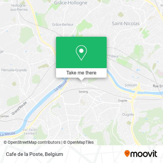 Cafe de la Poste map