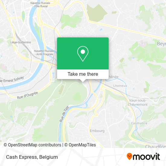 Cash Express map
