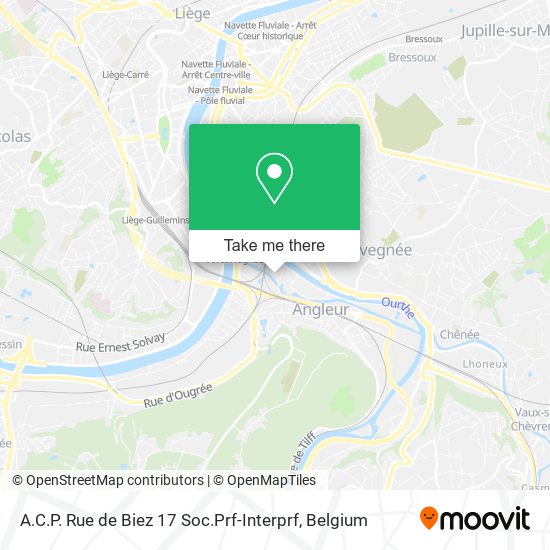 A.C.P. Rue de Biez 17 Soc.Prf-Interprf map