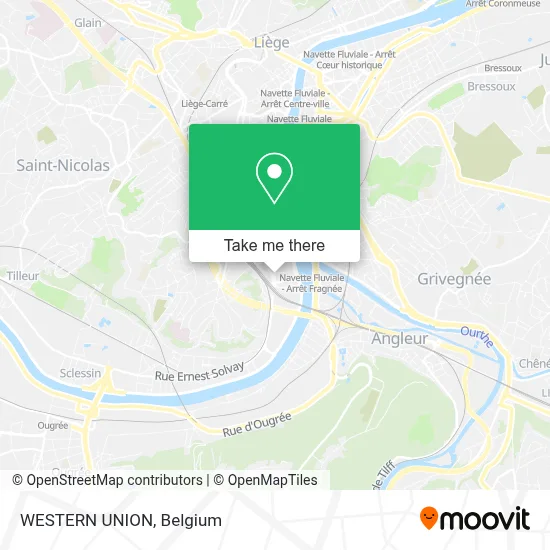 WESTERN UNION map