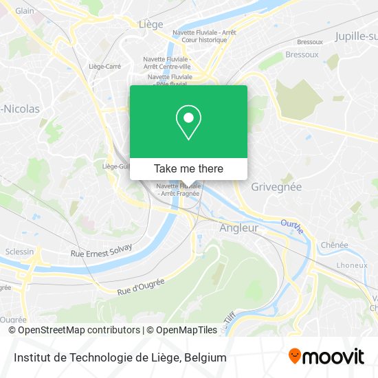 Institut de Technologie de Liège plan