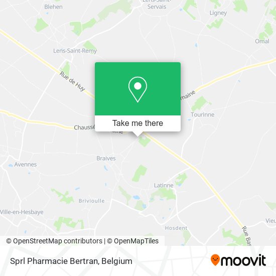 Sprl Pharmacie Bertran map