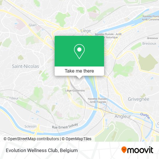 Evolution Wellness Club map