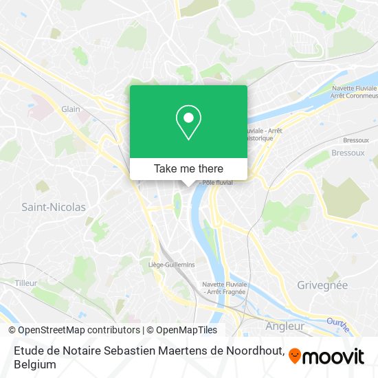 Etude de Notaire Sebastien Maertens de Noordhout map