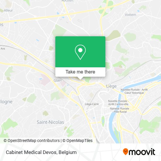 Cabinet Medical Devos map