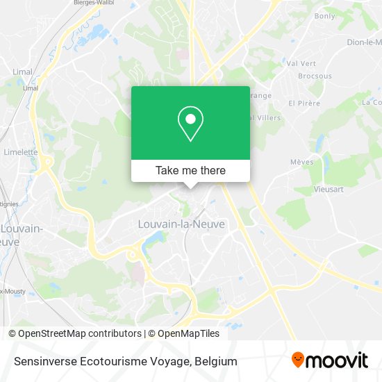 Sensinverse Ecotourisme Voyage map