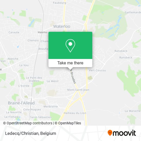 Ledecq/Christian map