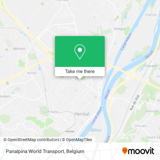 Panalpina World Transport map