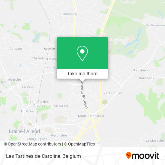 Les Tartines de Caroline map