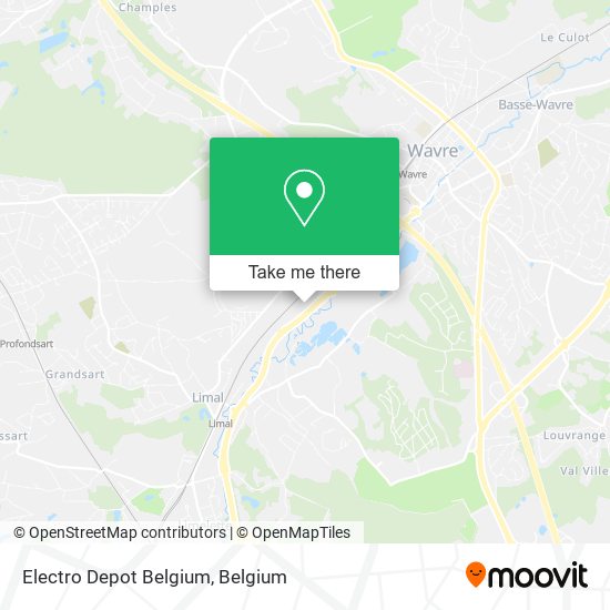 Electro Depot Belgium map