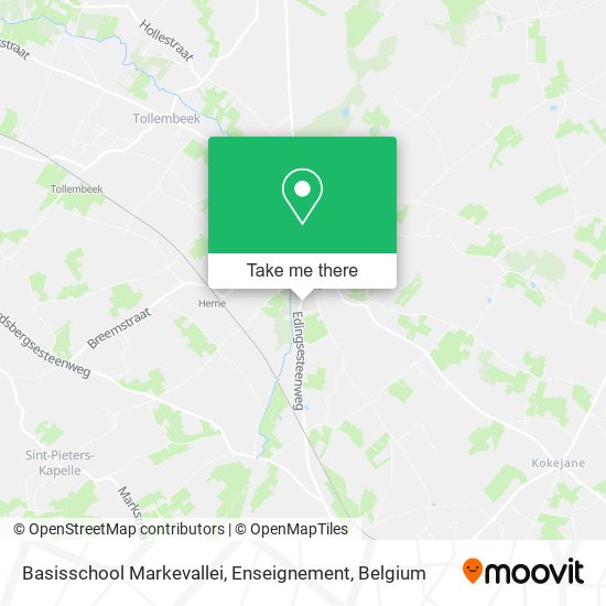 Basisschool Markevallei, Enseignement map