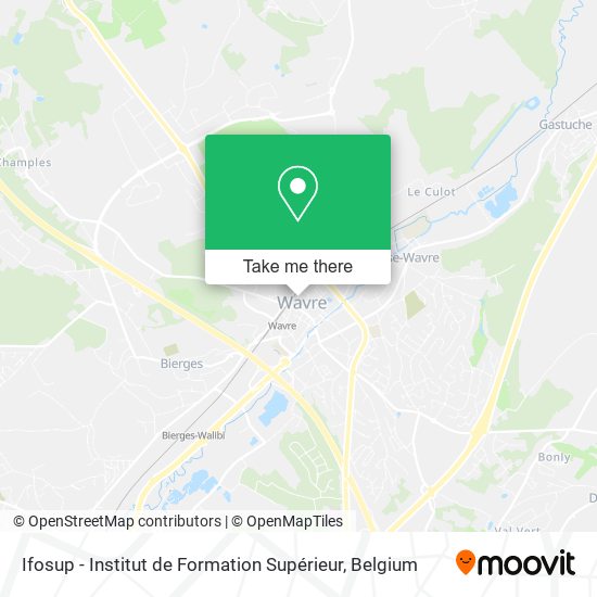 Ifosup - Institut de Formation Supérieur map