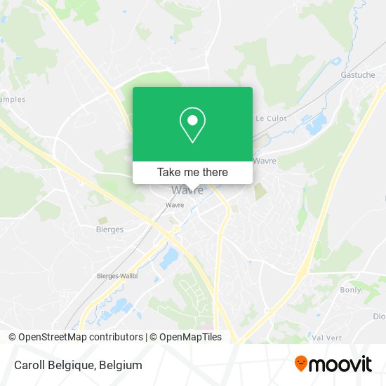 Caroll Belgique map